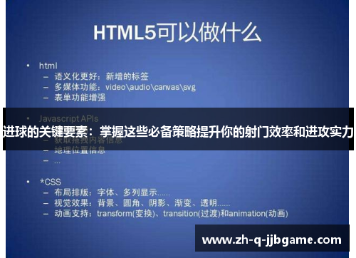 进球的关键要素：掌握这些必备策略提升你的射门效率和进攻实力